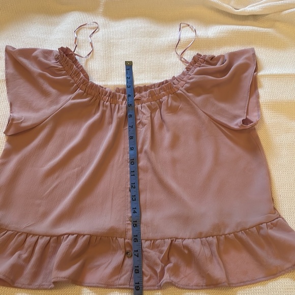 🏖️Pink Rose Boho top -size Medium - Picture 9 of 9